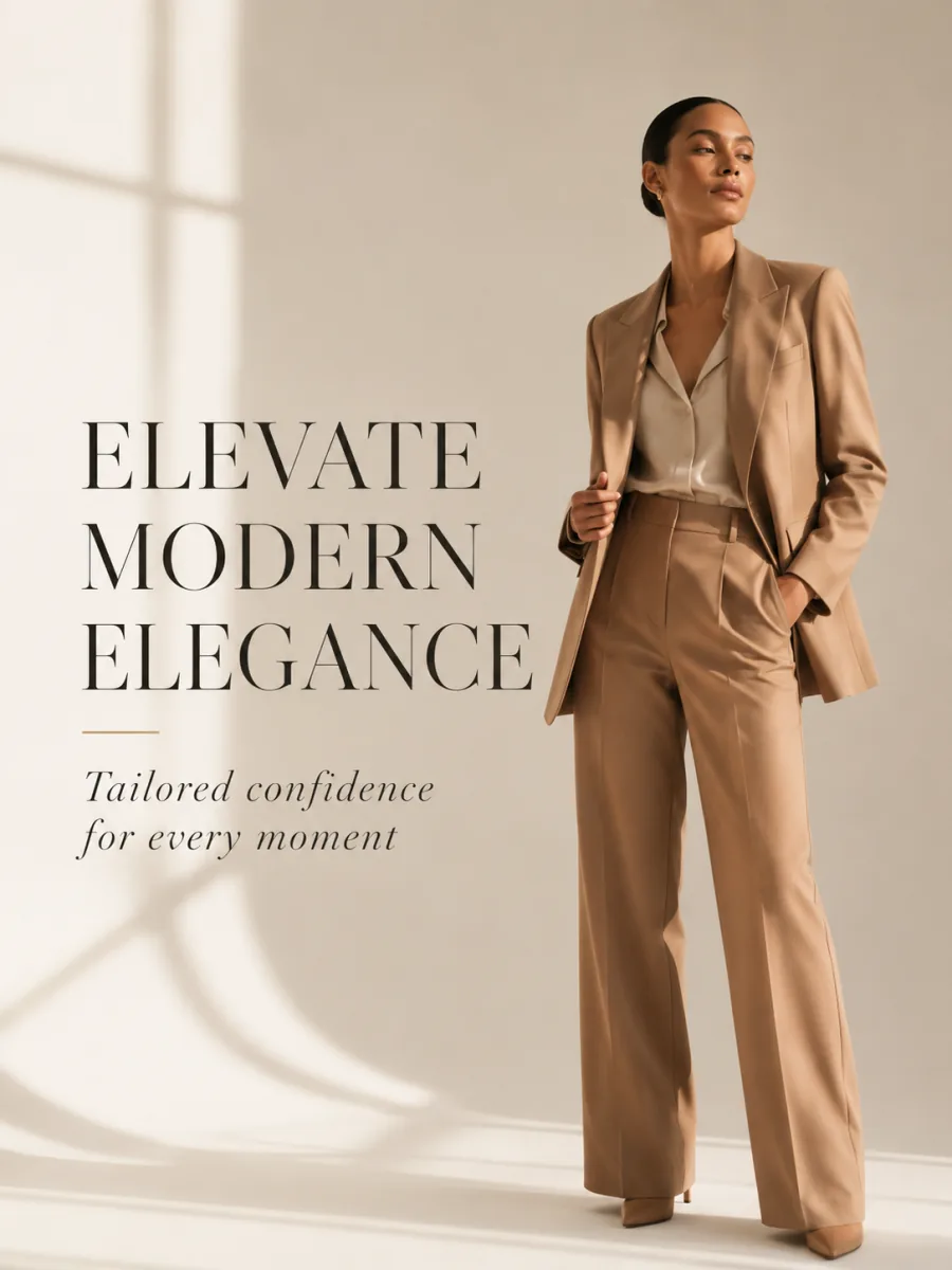 Fashion marketing asset created with Computer Agents